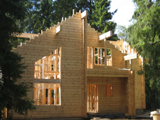 Строительство деревянного финского дома Москва